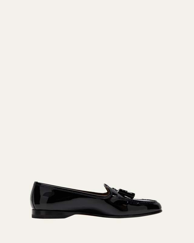 Andrea Patent Tassel Loafers
